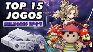 Top 15 Jogos de RPG de Super Nintendo | Melhores RPG's de SNES | Nerd Nintendista