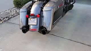 Rinehart headers on 21 Street Glide