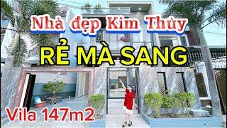 Vila 147m2 RẺ MÀ SANG! Kim Thủy mừng vui chào nhà đẹp KIÊN CỐ+CHẤT LƯỢNG-Sổ Hồng đã Hoàn công 