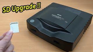 Now I Can Enjoy My Neo Geo CD In 2024... Amazing SD Upgrade !