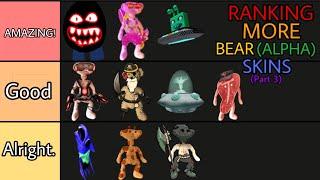 RANKING EVERY BEAR ALPHA SKIN (Part 3) | Roblox Bear