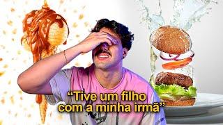 As absurdas histórias do Tik Tok com vídeos de comida de fundo