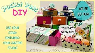 Pocket Pets DIY Tutorial Matchbox Decoration Your Creative Studio Use Your Stash