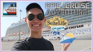 START OF A WHOLE MONTH ON A CRUISE!! (CARTEGENA & FULL ROOM TOUR!) | ROYAL PRINCESS CRUISE VLOG #1