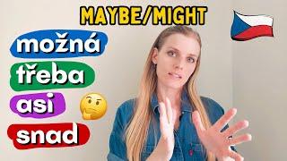 ‍️ How to Say 'Maybe' in Czech