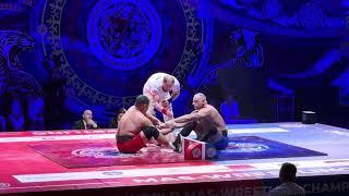 Андрей Винокуров (Россия-Саха) vs Дели Тамаш (Венгрия). Чемпионат мира по мас рестлингу 2024, Бишкек