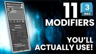 11 Essential 3ds Max Modifiers You’ll Actually Use!