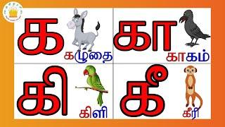 க கா கி கீ கு- உயிர்மெய் எழுத்துக்கள்| K Ka Ki Kee Ku Koo|Uyirmei Eluthukkal in Tamil |Tamil Letters