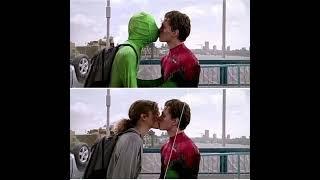 Tom Holland and Zendaya Kiss Behind the scenes of Spider-Man Far From Home  #Shorts