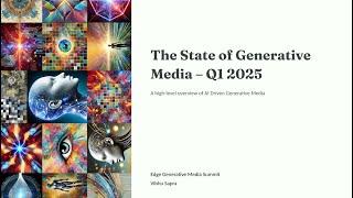 The State of Generative Media: Q1 2025 - Vibhu Sapra