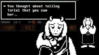 Undertale - Creepy Easter egg in the Toriel boss fight