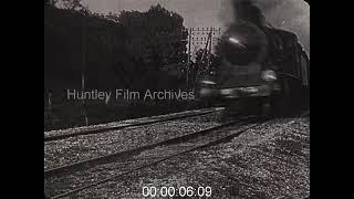 Train turns on a Bend in France, 1910s - Archive Film 1062017