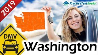 (WA) Washington DMV Permit Driving Test 2019