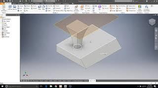 09 Autodesk Inventor: Loft, Project Geometry, Mirror, Emboss