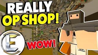 REALLY OP SHOP TO BUY NEW WEAPON! - Unturned RP Rags To Riches #1 (New Start How To Make Money!)