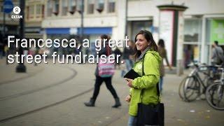 Meet Francesca, our great street fundraiser | Oxfam GB