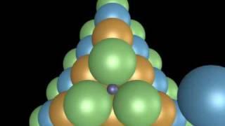 Cubic Close Packing (tetrahedral hole) of Zinc Blende - Sphalerite