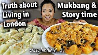 VEGAN KOREAN STREET FOOD MUKBANG + STORYTIME (eating show)