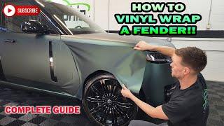 How to Vinyl Wrap a Fender COMPLETE GUIDE!