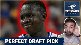 Pelicans TARGETING Duke's Khaman Maluach | Why he is the PERFECT draft pick for New Orleans