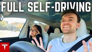 We Tried TESLA Full Self Driving & It Was… Interesting