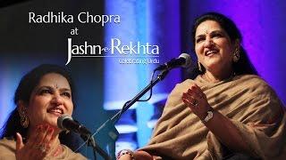 Aapki Yaad Aati Rahi Raat Bhar | Radhika Chopra | Jashn-e-Rekhta 2015