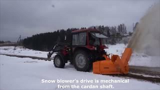 Snowblower SBV-2250, snow plow, snow cleaning. Padagas