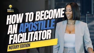 How to become an Apostille Facilitator