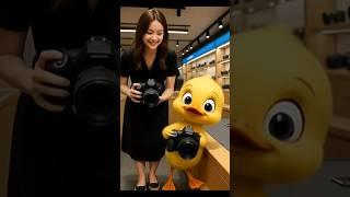 Duckling Buys a Camera and Takes Photos #duck