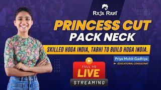 Live Princess Cut Pack Neck Blouse - Free Workshop by PriyaMG | Raja-Rani Coaching