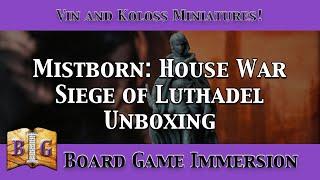 Mistborn: Siege of Luthadel Unboxing (House War)