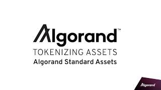 Simple Asset Creation Demo: Algorand Standard Assets