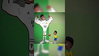 Vini's muscles in the Brazilian national team #football #animation