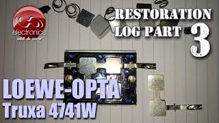 Loewe-Opta Truxa Stereo 4741W tube radio restoration - Part 3. Recapping done.