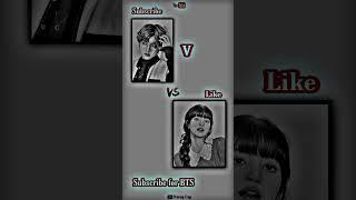 || BTS || V kim vs Lisa || #v #shorts #art #drawing #viral #vs #bts #song #alightmotion #lisa