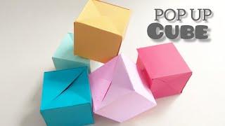 DIY Pop Up Jumping Cube Box Viral Tutorial