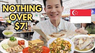 Where to EAT in Singapore - Must-Try Singaporean Foods Under $7! (2024)