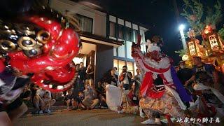 氷見 地蔵町の獅子舞 祝花 2・3軒目 2025年 / 富山県氷見市