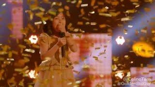 Celine Tam (9 Years Old) - GOLDEN BUZZER - ALL Performances - America's Got Talent 2017