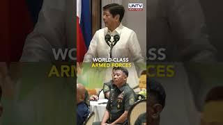 AFP, gagawing world class force ni PBBM; patuloy na suporta sa modernisasyon, tiniyak