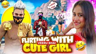 Veeru Bhai Flirting With Cute Girls  Kallu & Eagle99 Best Free Fire Funny Moments  | Wait For End