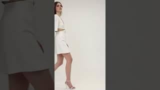 agnor dress ecru