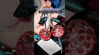 Like What? Like a Coach Bag, Coach Outlet Signature Cherry Bag Charm @coach #coachcherrybagcharm 