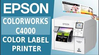 Epson ColorWorks C4000 - Easy On-Demand Color Label Printing