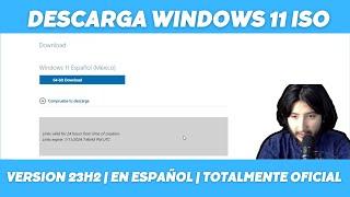 Descargar WINDOWS 11 23H2 en ESPAÑOL OFICIAL (ARCHIVO ISO) | 64 BITS | BIEN EXPLICADO