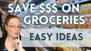 EASY ideas to SAVE on groceries / Frugal Living