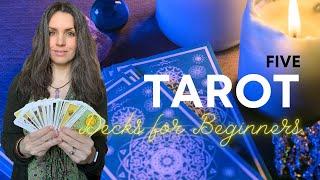 5 Tarot Decks That are Perfect for Beginners + Helpful Tarot Books | Beginner to Intermediate Tarot