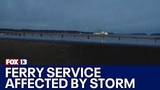 Ferry service, transportation affected by bomb cyclone storm | FOX 13 Seattle