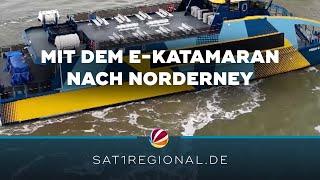 Neuer E-Katamaran: Klimafreundlich nach Norderney