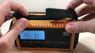 Raynic 5000 Weather Radio (Solar, Hand Crank, AM/FM/SW/NOAA Weather)